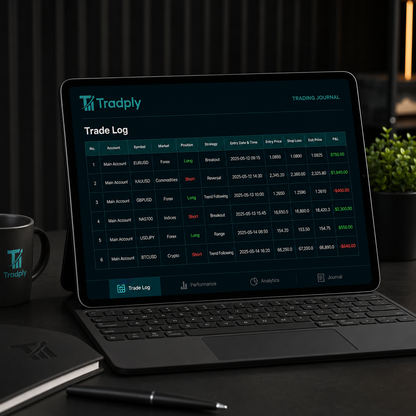 Tradply Trading Journal — Trade Log, Dashboard & Performance Insights
