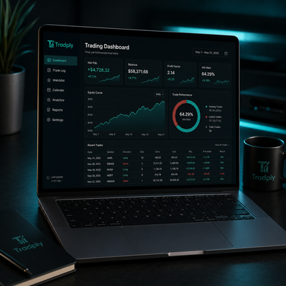 Tradply Trading Journal — Trade Log, Dashboard & Performance Insights
